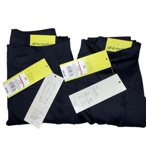 🔥 2 PAIRS 🔥 All in Motion Black Leggings NWT Size XS